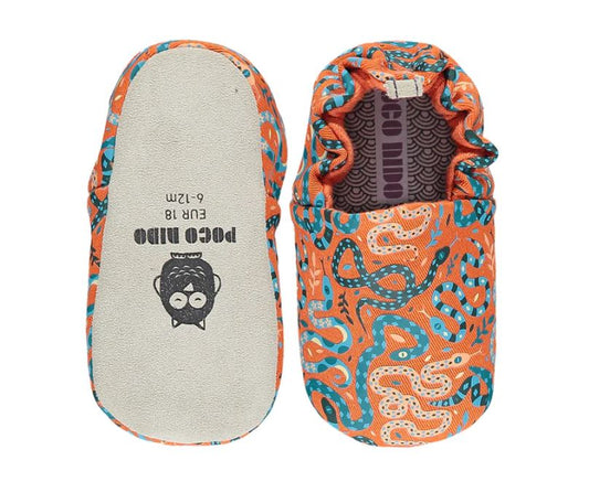 Zapatillas Serpientes Naranjas