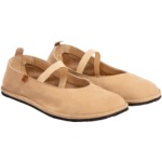 Bailarinas Barefoot Nobuck Lavado Crema