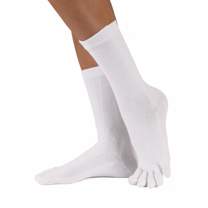 Calcetines Barefoot de Dedos Media Caña | Blanco