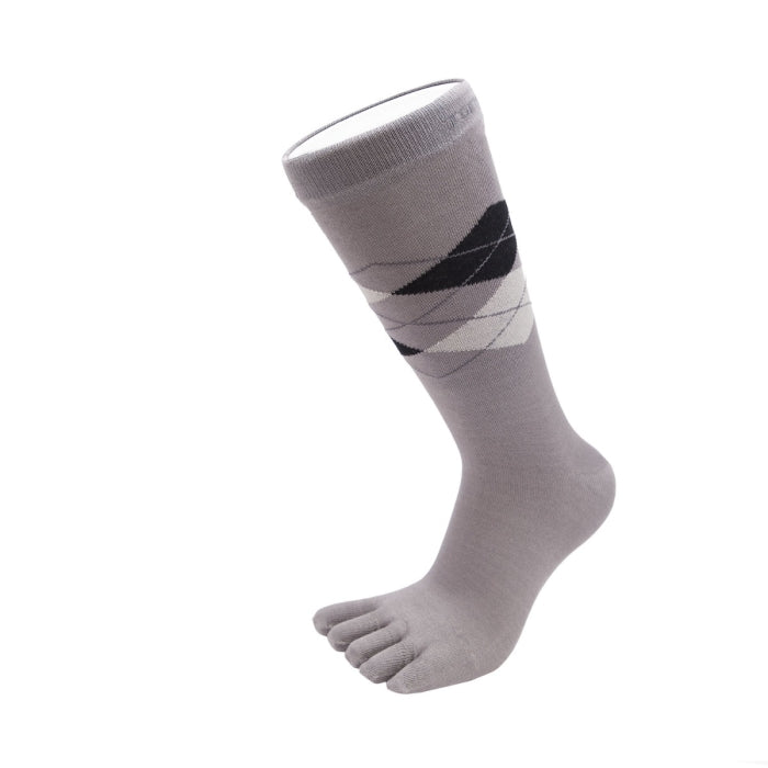 Calcetines Barefoot de Dedos Rombos Media Caña | Gris