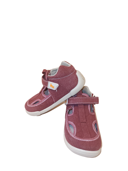 Sandalias de Lona Granate (Producto no sujeto a devolución)