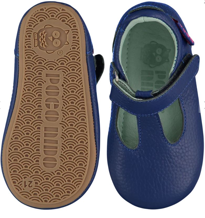 Sandalias T-Bar Azul
