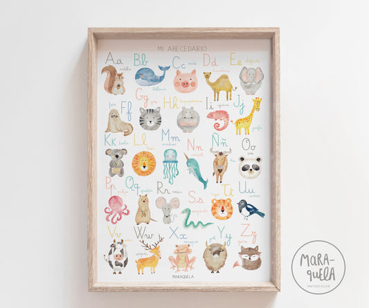 Lámina Mi Abecedario | Español