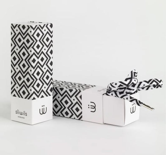 Cordones Blancos y Negros Jazzmétricos