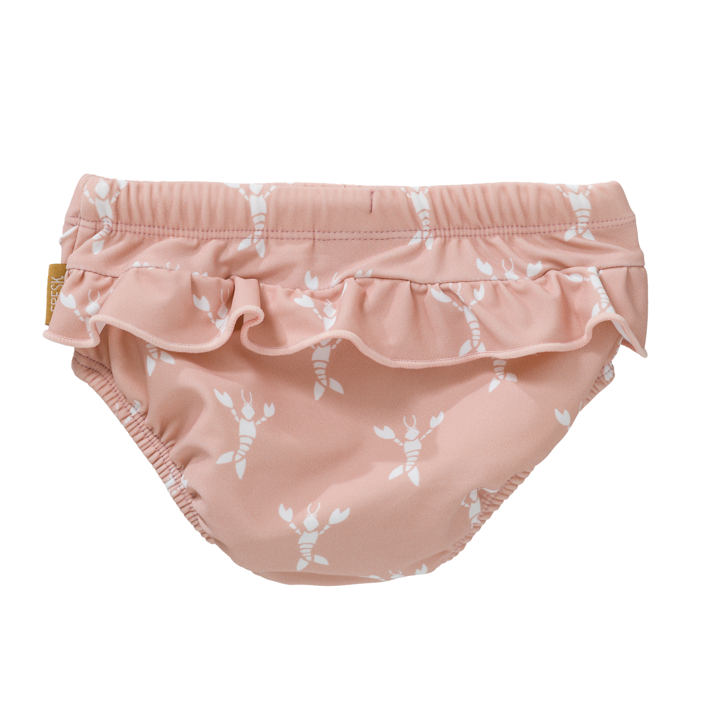 Fresk - Bañador Pañal Volante Langosta Rosa - Protección UPF 50+