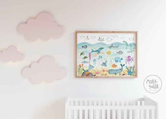 Lámina Mi Fabuloso Mundo Marino