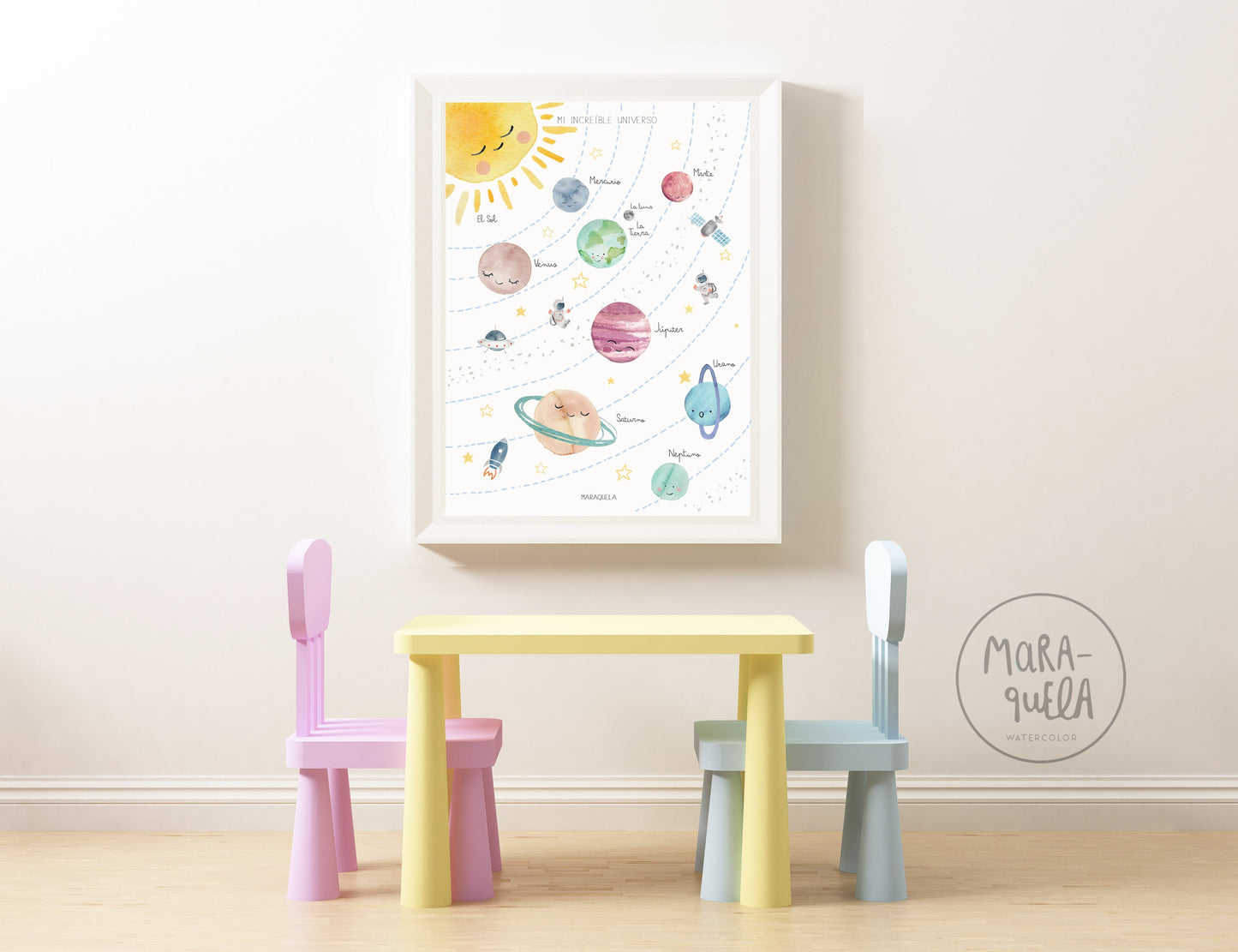 Lámina My Solar System | Inglés