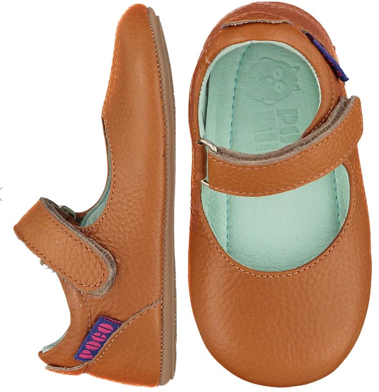 Bailarinas Mary Jane Cognac