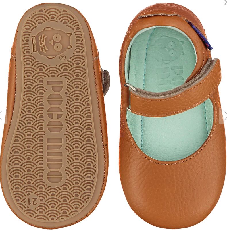 Bailarinas Mary Jane Cognac