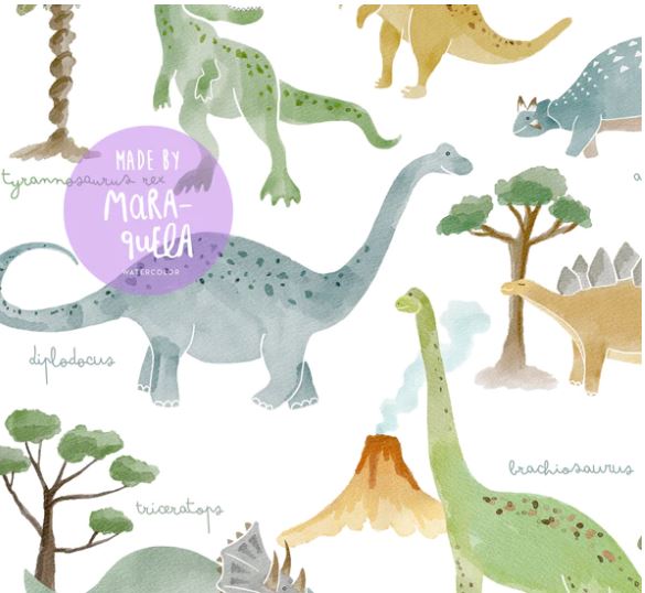Lámina Mis Dinosaurios