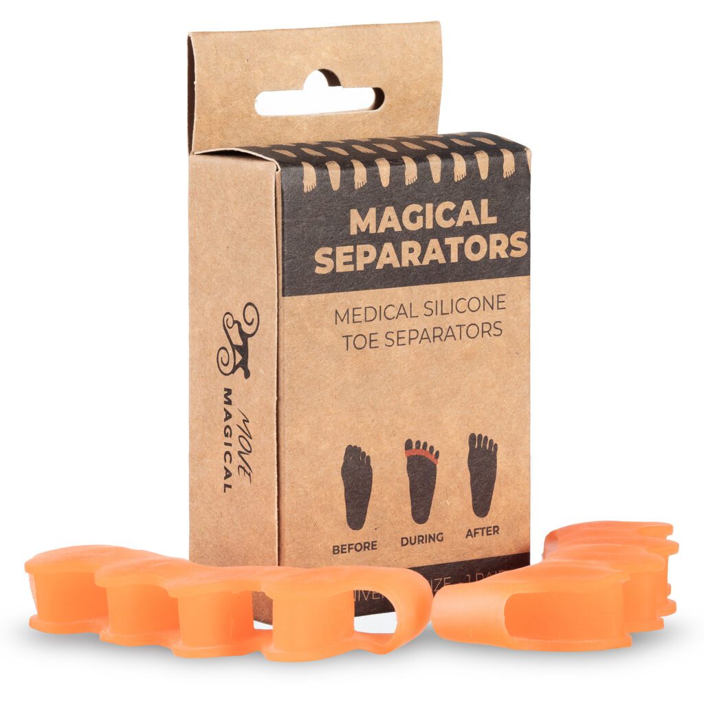 Separador Corrector Dedos Silicona