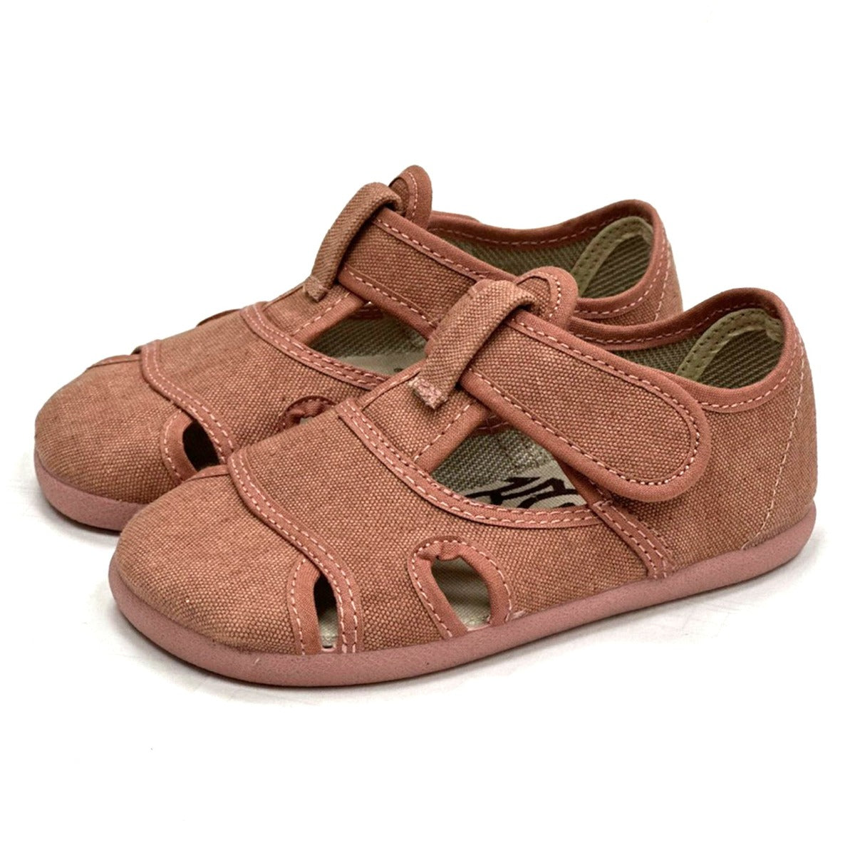 Sandalias Barefoot Algodón Rosa