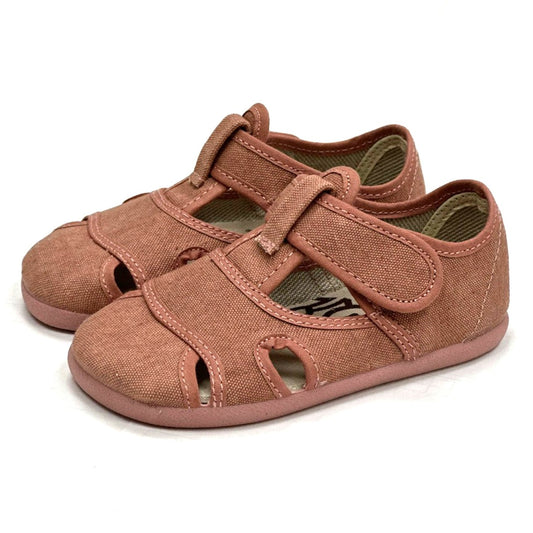 Sandalias Barefoot Algodón Rosa