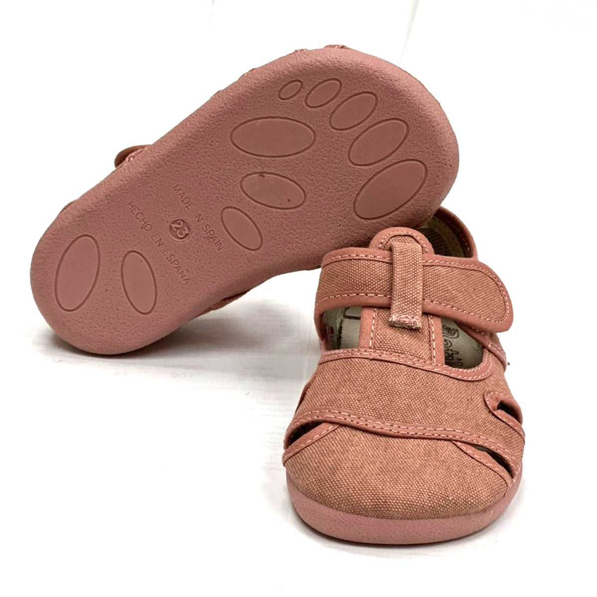 Sandalias Barefoot Algodón Rosa