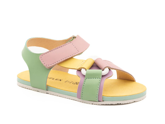 Sandalias Barefoot Guantino Amarillo-Menta