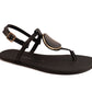 Sandalias Barefoot Óvalo Negra | Adulto