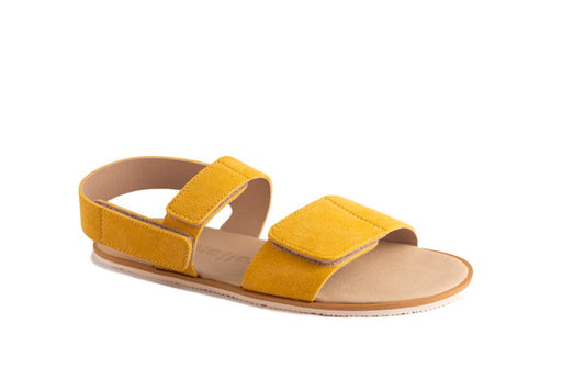 Sandalias Barefoot Velcro Amarillo | Adulto