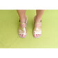 Sandalias Barefoot Coral Rosa Dorado | Adulto