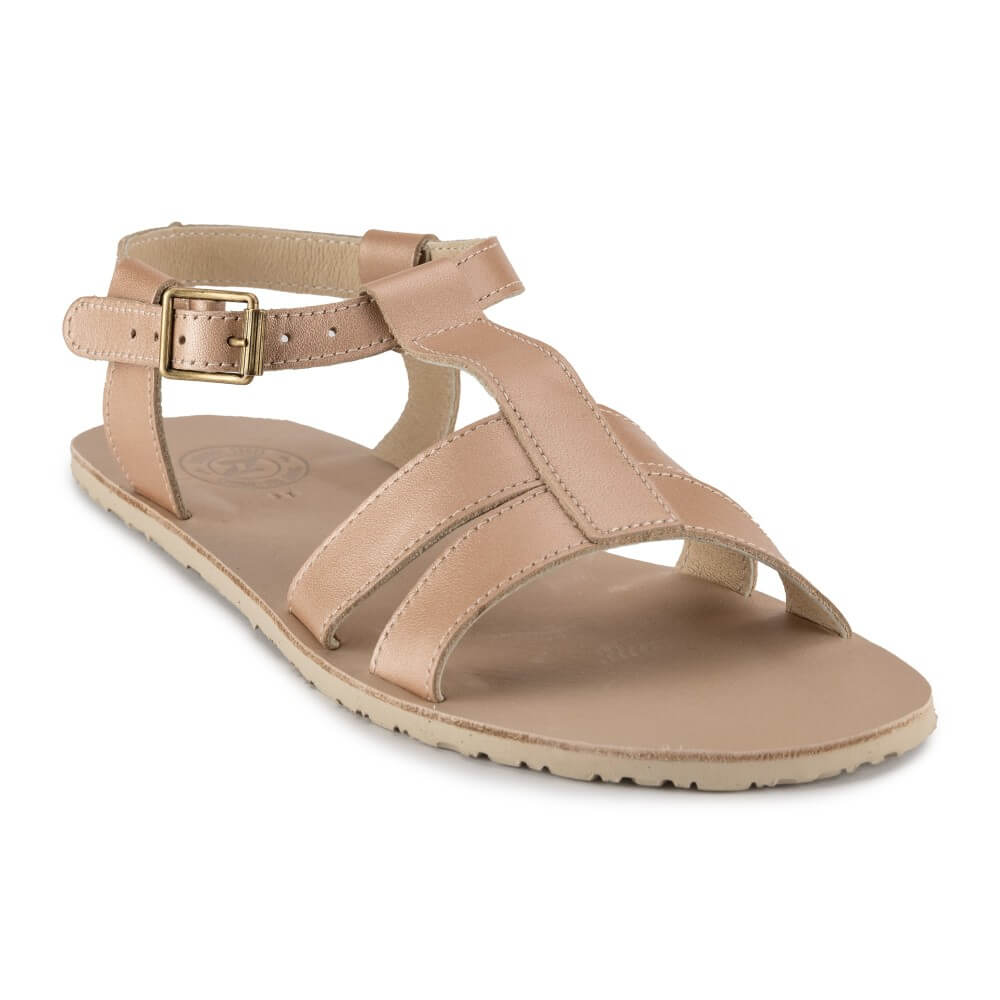 Sandalias Barefoot Freya Rosa Dorado | Adulto