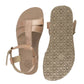 Sandalias Barefoot Freya Rosa Dorado | Adulto