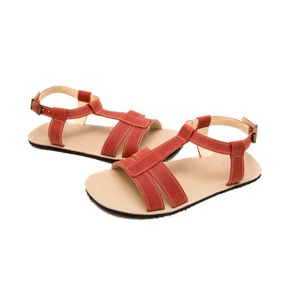 Sandalias Barefoot Freya Rojo Tierra | Adulto