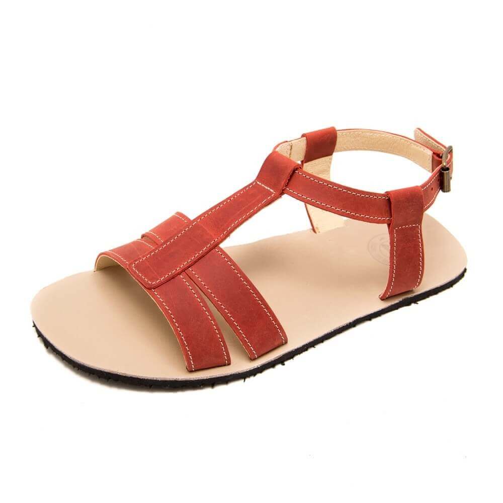 Sandalias Barefoot Freya Rojo Tierra | Adulto