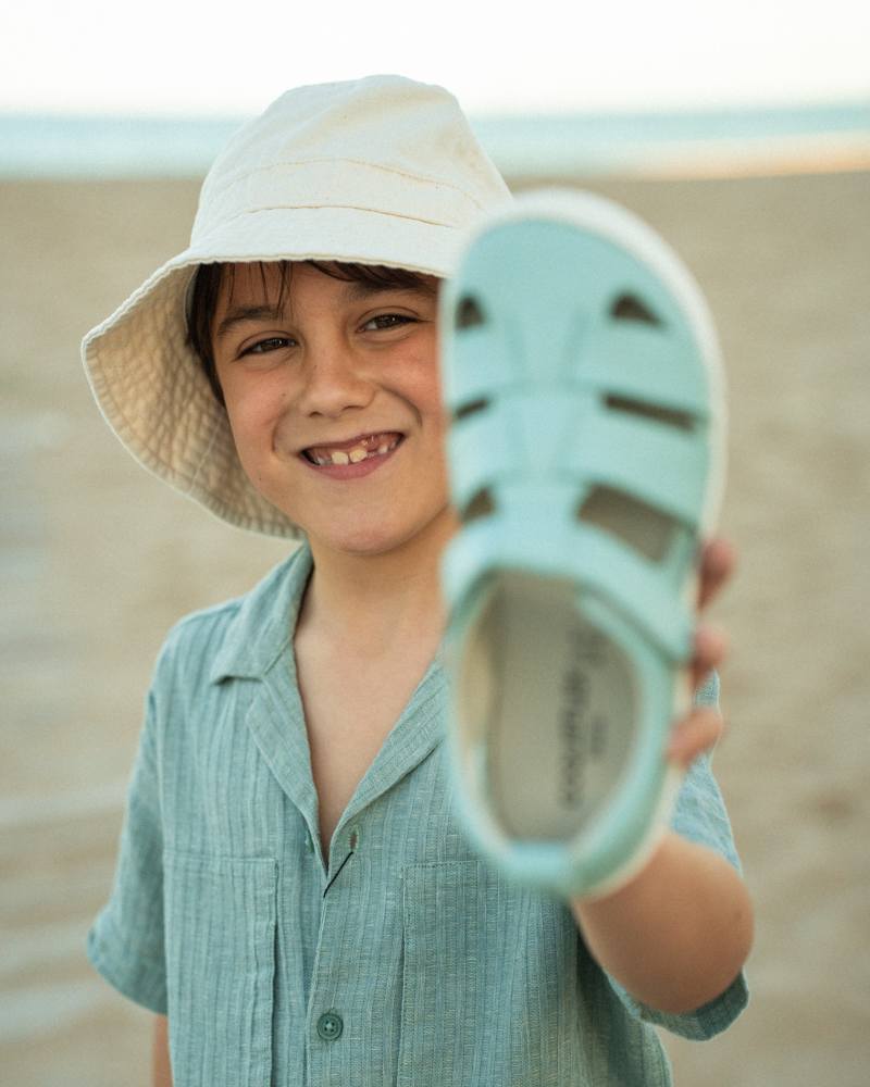 Sandalias Barefoot Iker Aguamarina