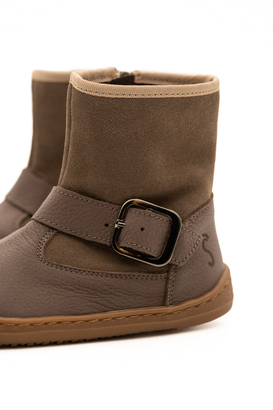 Botas Barefoot Marrón Hebilla | Adulto