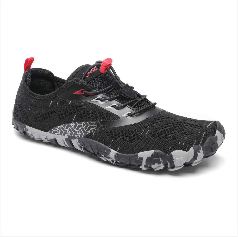 Deportivas Barefoot Smart Negro Rojo | Adulto