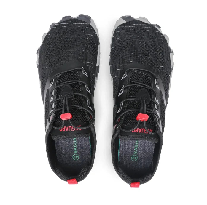 Deportivas Barefoot Smart Negro Rojo | Adulto
