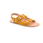 Sandalias Barefoot Hebillas Mostaza | Adulto