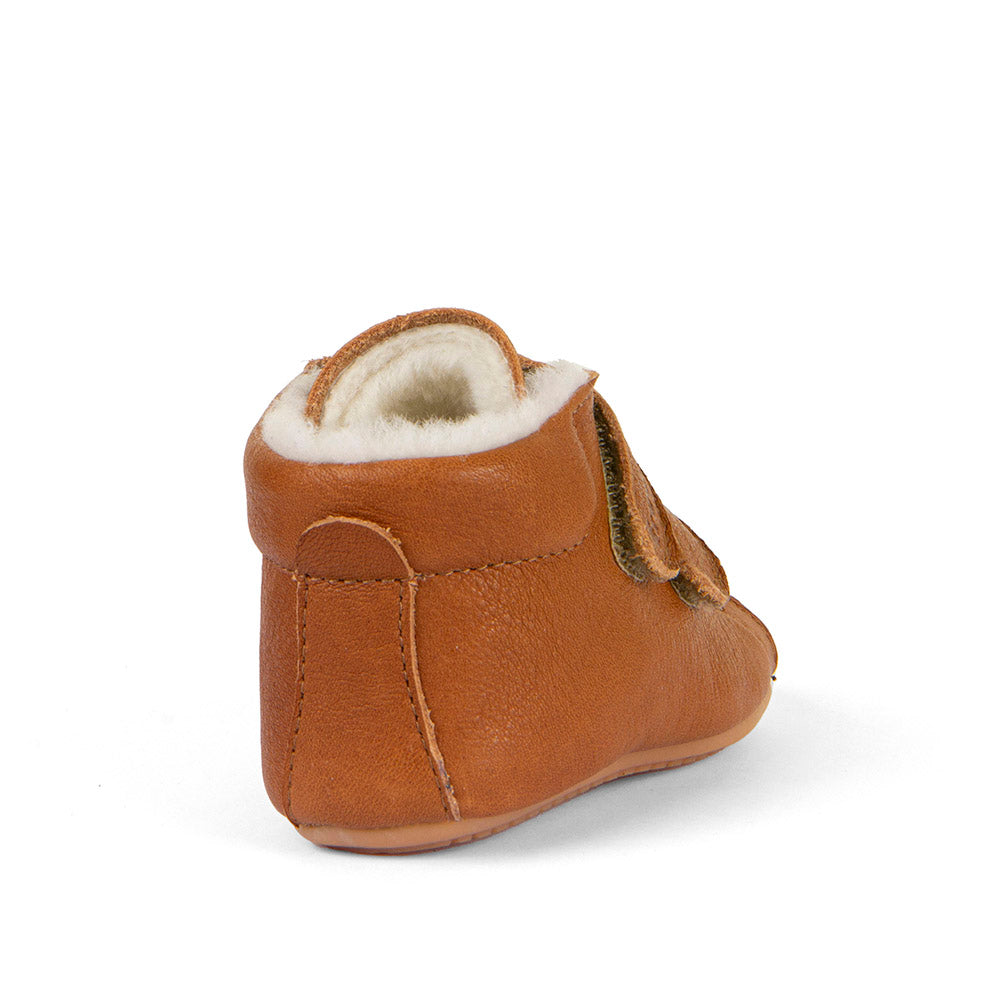 Botita Doble Velcro Furry Prewalkers Marrón