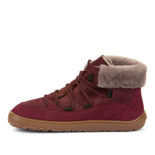 Botas Barefoot Up Furry W Tex Burdeos | Adulto
