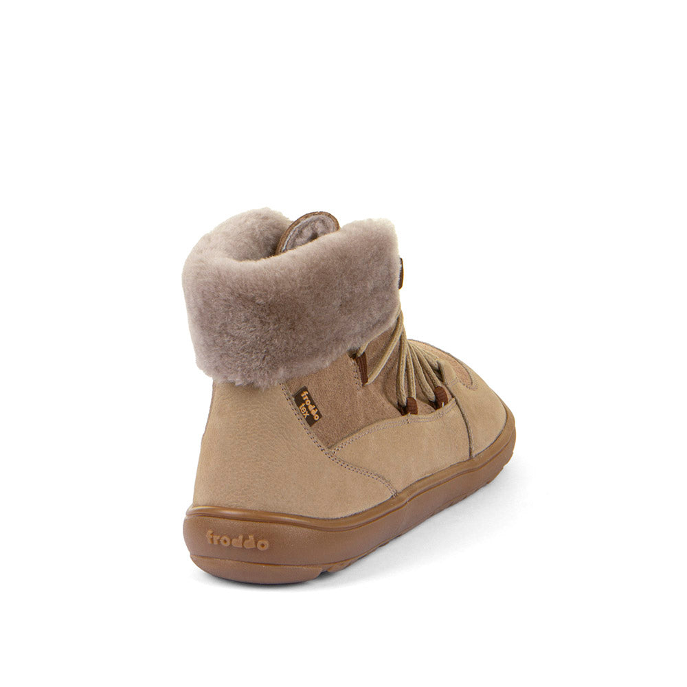 Botas Barefoot Up Furry W Tex Beige | Adulto
