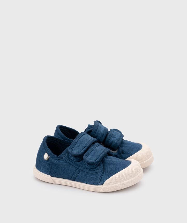 Lonetas Barefoot Doble Velcro Azul Marino