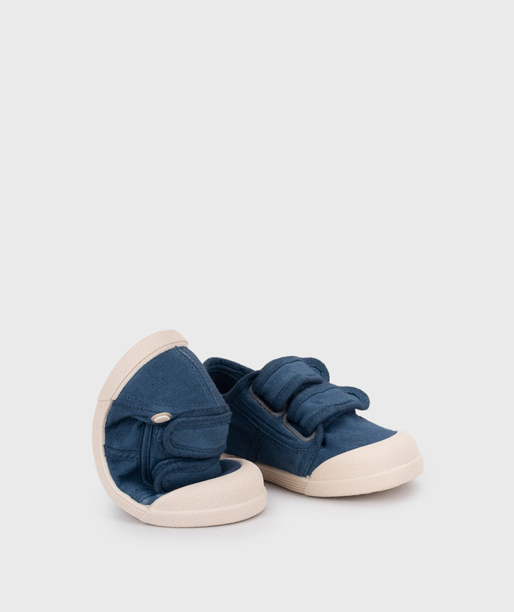 Lonetas Barefoot Doble Velcro Azul Marino