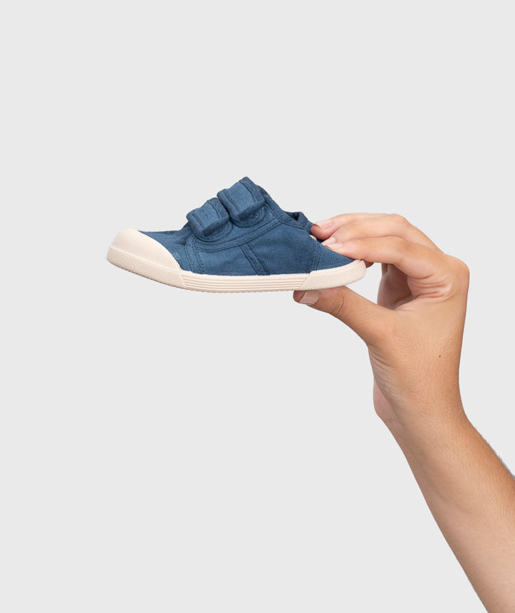 Lonetas Barefoot Doble Velcro Azul Marino