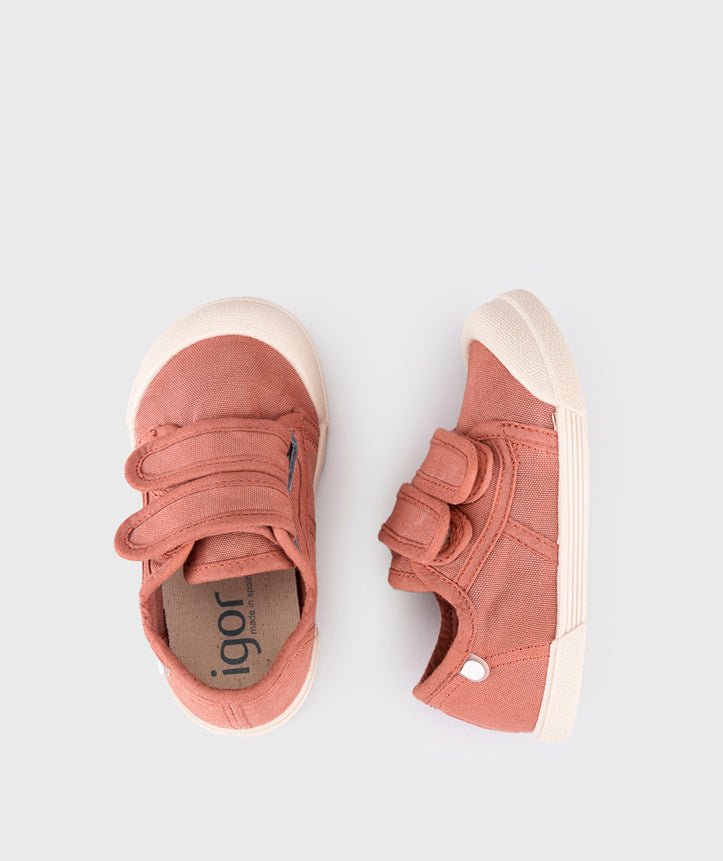 Lonetas Barefoot Doble Velcro Terracota