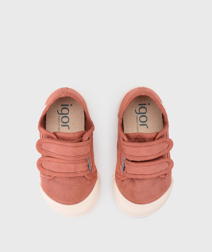 Lonetas Barefoot Doble Velcro Terracota