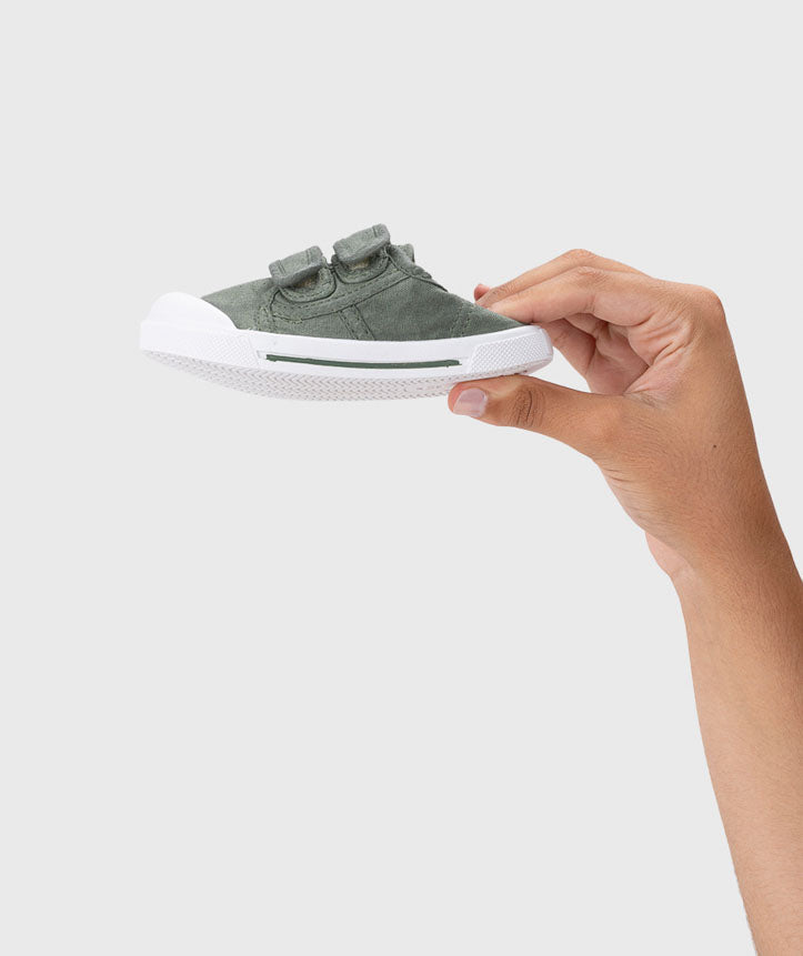 Lonetas Barefoot Doble Velcro WIDE Kaki