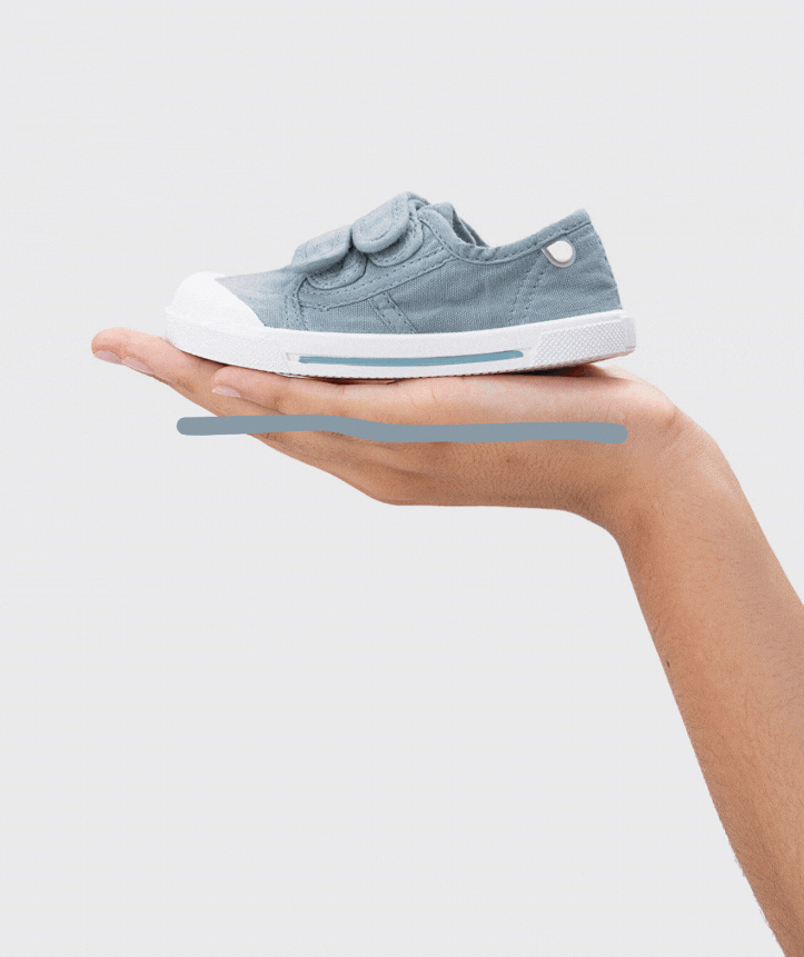 Lonetas Barefoot Doble Velcro WIDE Océano