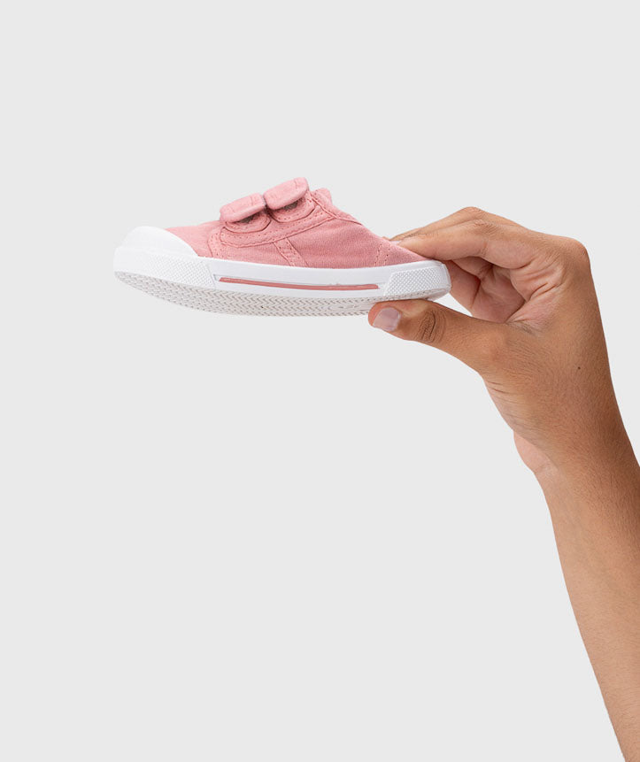 Lonetas Barefoot Doble Velcro WIDE Rosa