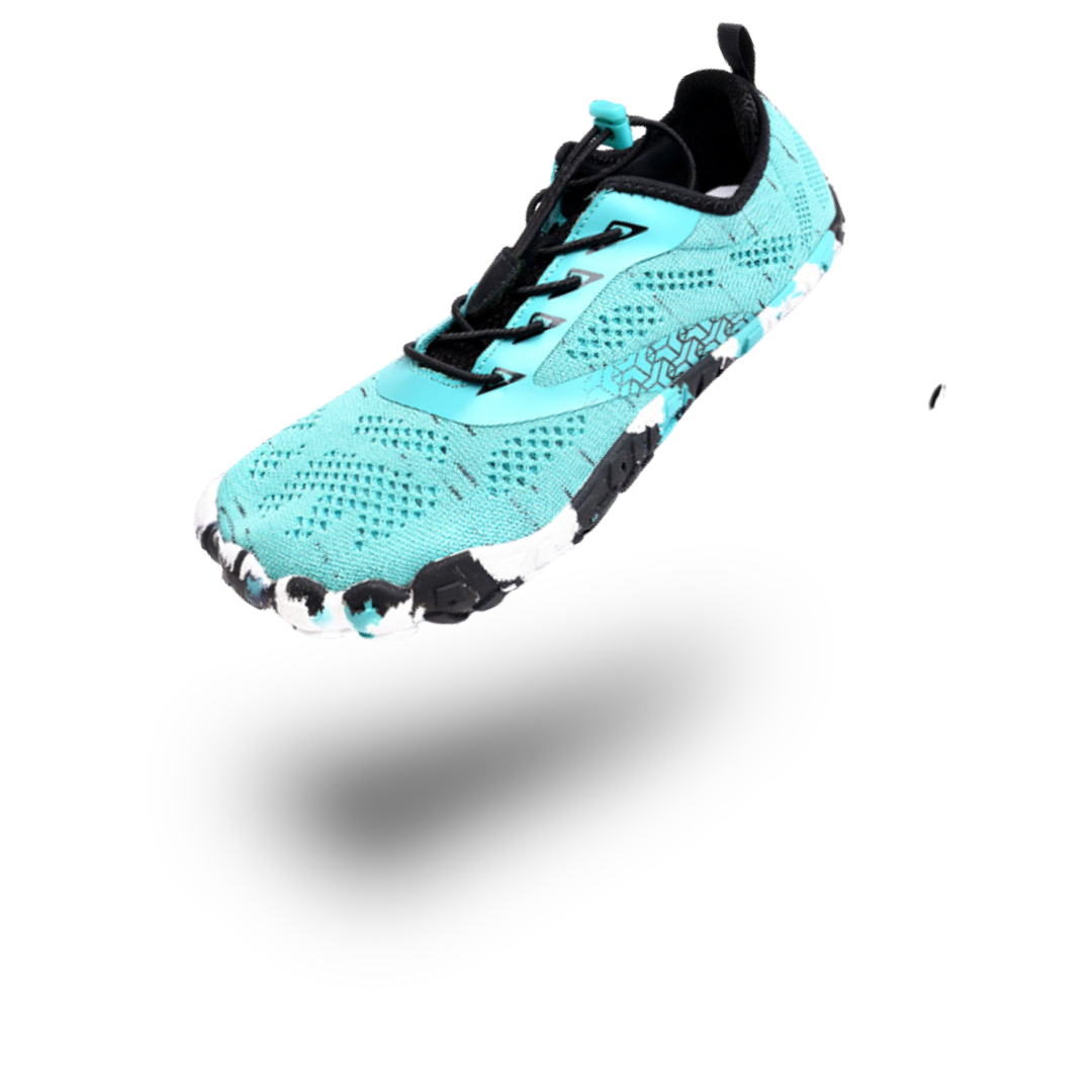 Deportivas Barefoot Smart II Celeste y Negro  | Adulto