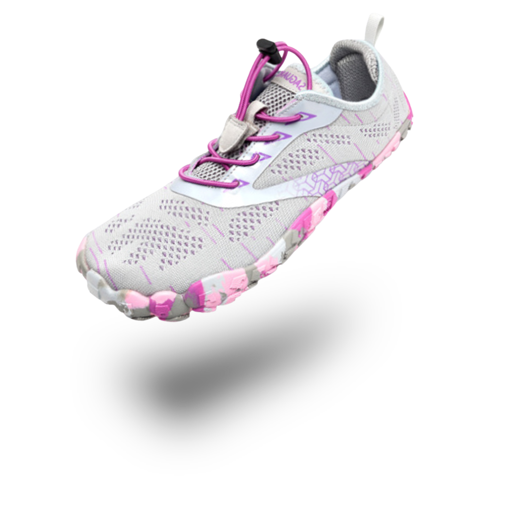 Deportivas Barefoot Smart II Gris Y Rosa | Adulto