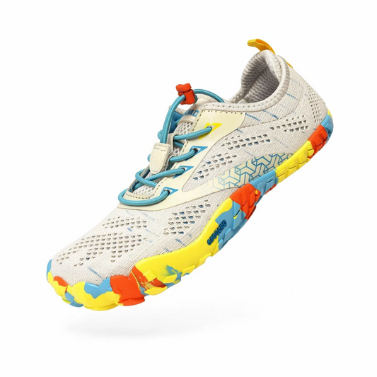 Deportivas Barefoot Smart II Beige Azul Adulto