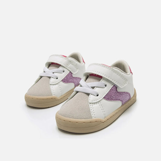 Deportivas Barefoot Free Baby Blanco Rosa