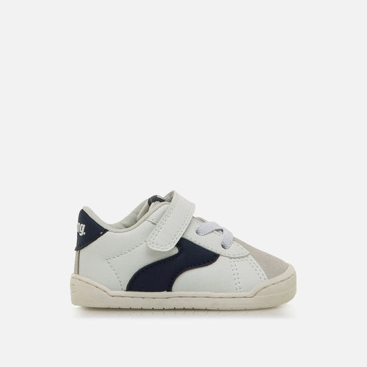 Deportivas Barefoot Free Baby Blanco Marino