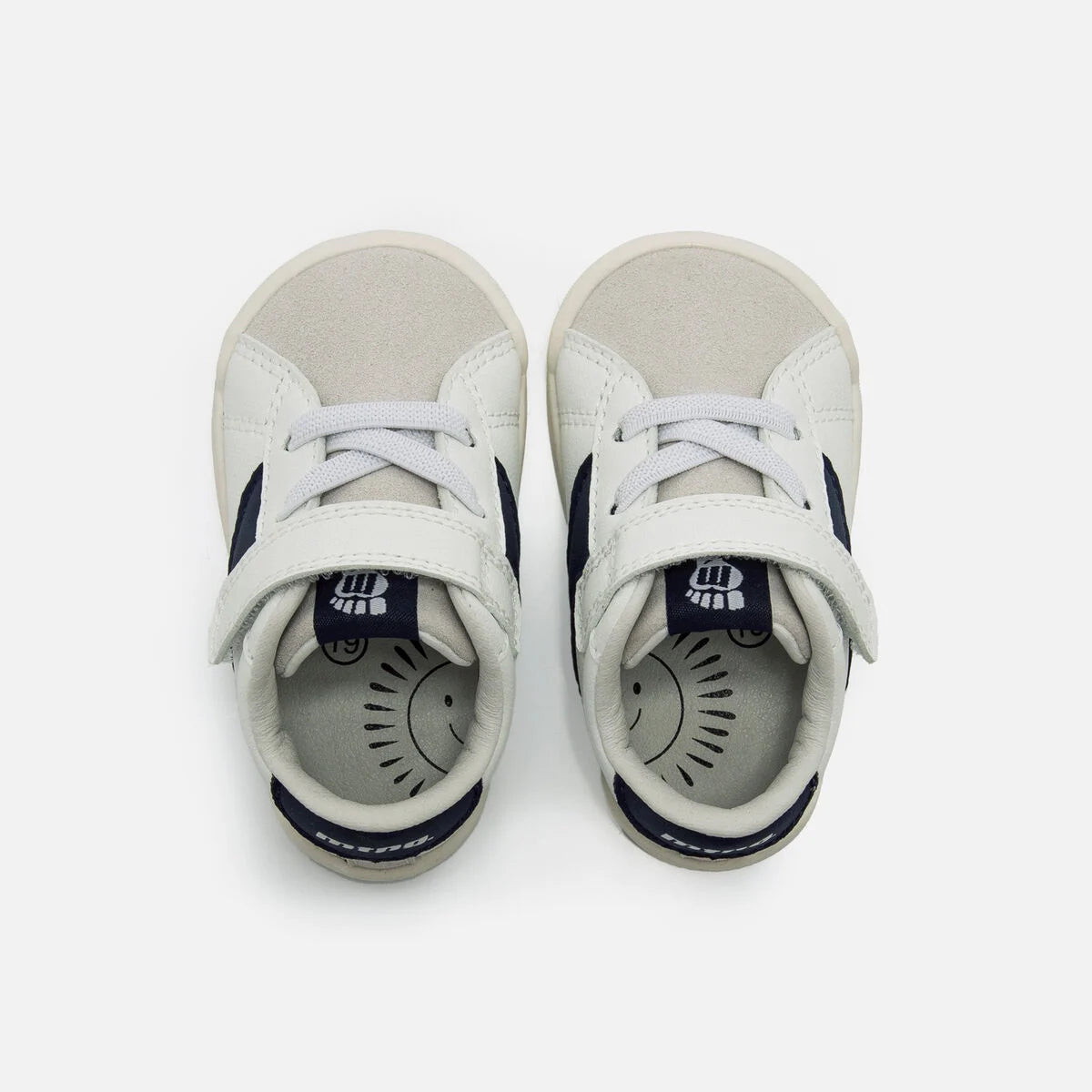 Deportivas Barefoot Free Baby Blanco Marino