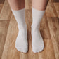 Calcetines Barefoot Puntera Ancha Alto | Blanco