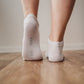 Calcetines Barefoot Puntera Ancha Tobilleros | Blanco